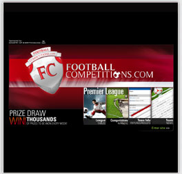 Football Competitions Website Design