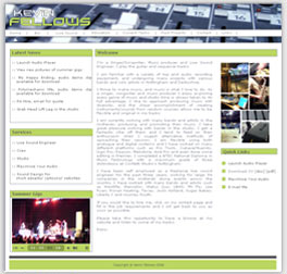 Kevin Fellows Website Design