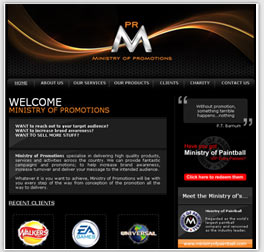 Promotions Website Design