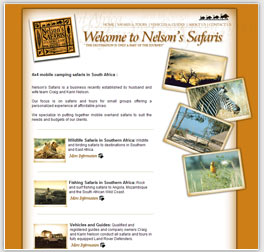 Safari Website Design